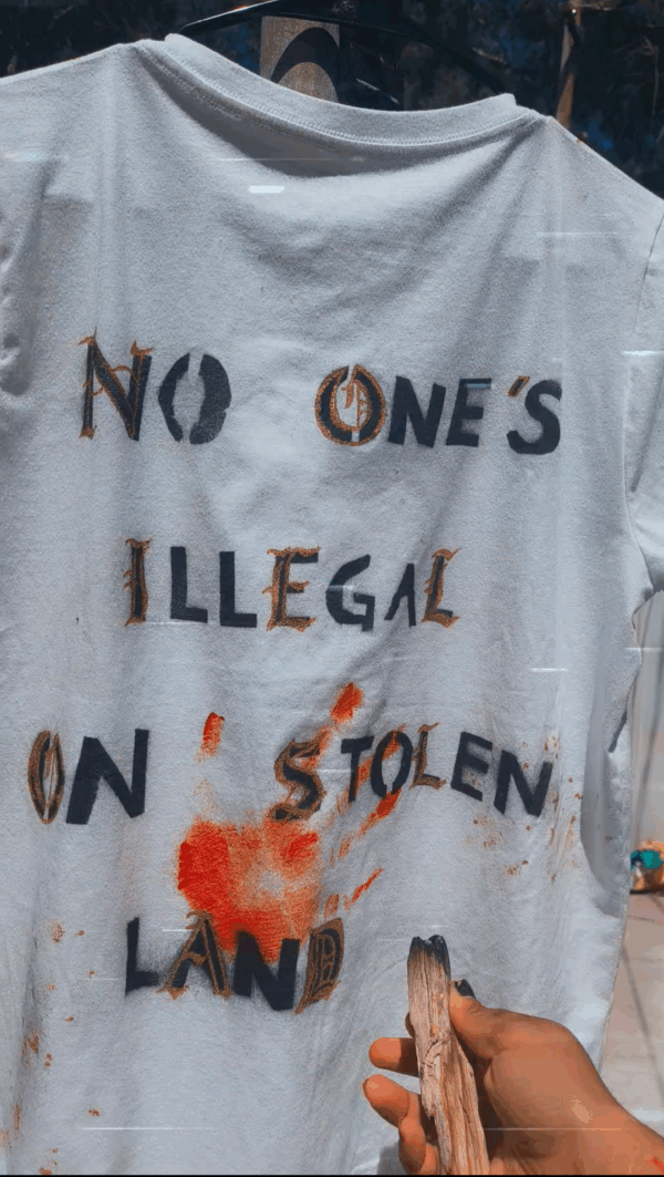 NO ONE'S ILLEGAL ON STOLEN LAND 🖕🏾🤘🏾💪🏾✊🏾