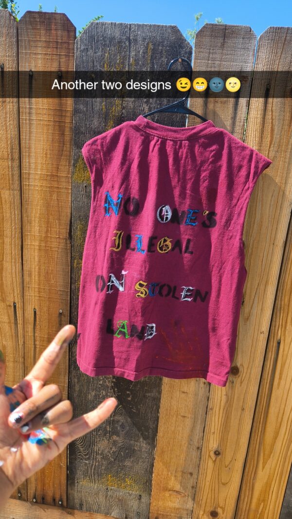 NO ONE'S ILLEGAL ON STOLEN LAND 🖕🏾🤘🏾💪🏾✊🏾